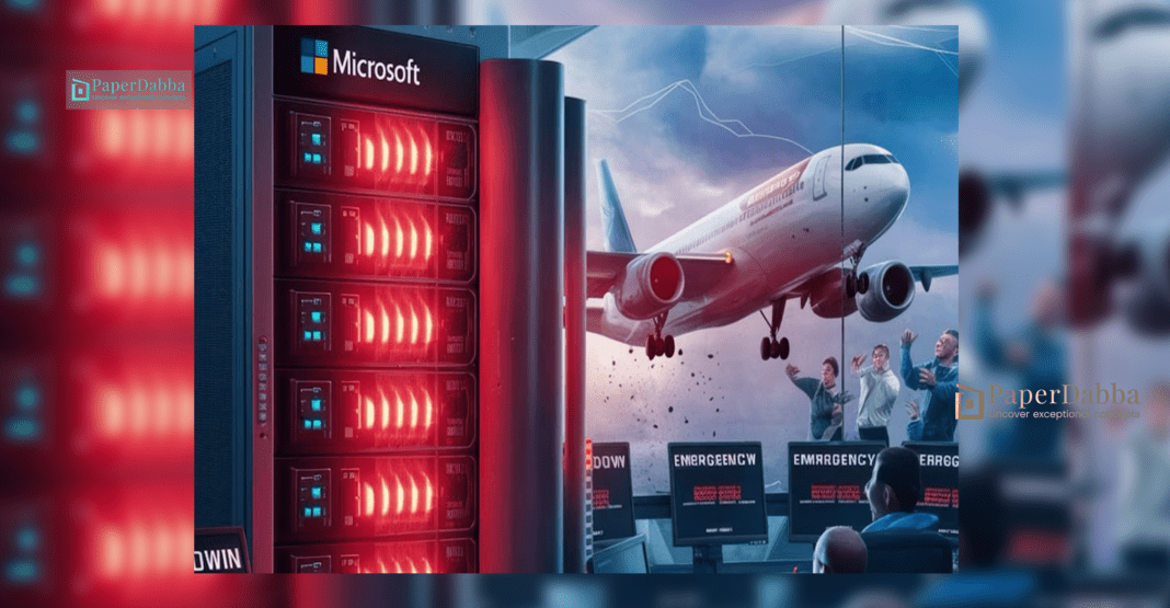 Global Flight Services Disrupted by Microsoft Server Outage